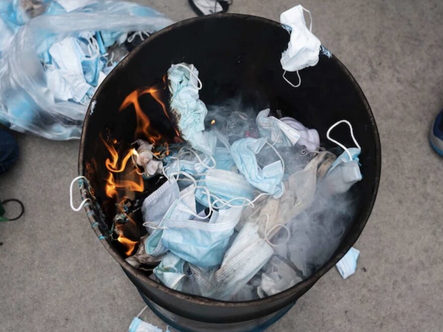 THE EMPEROR HAS NO MASK ON!