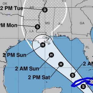 Fear that Ida could strike as Cat 3