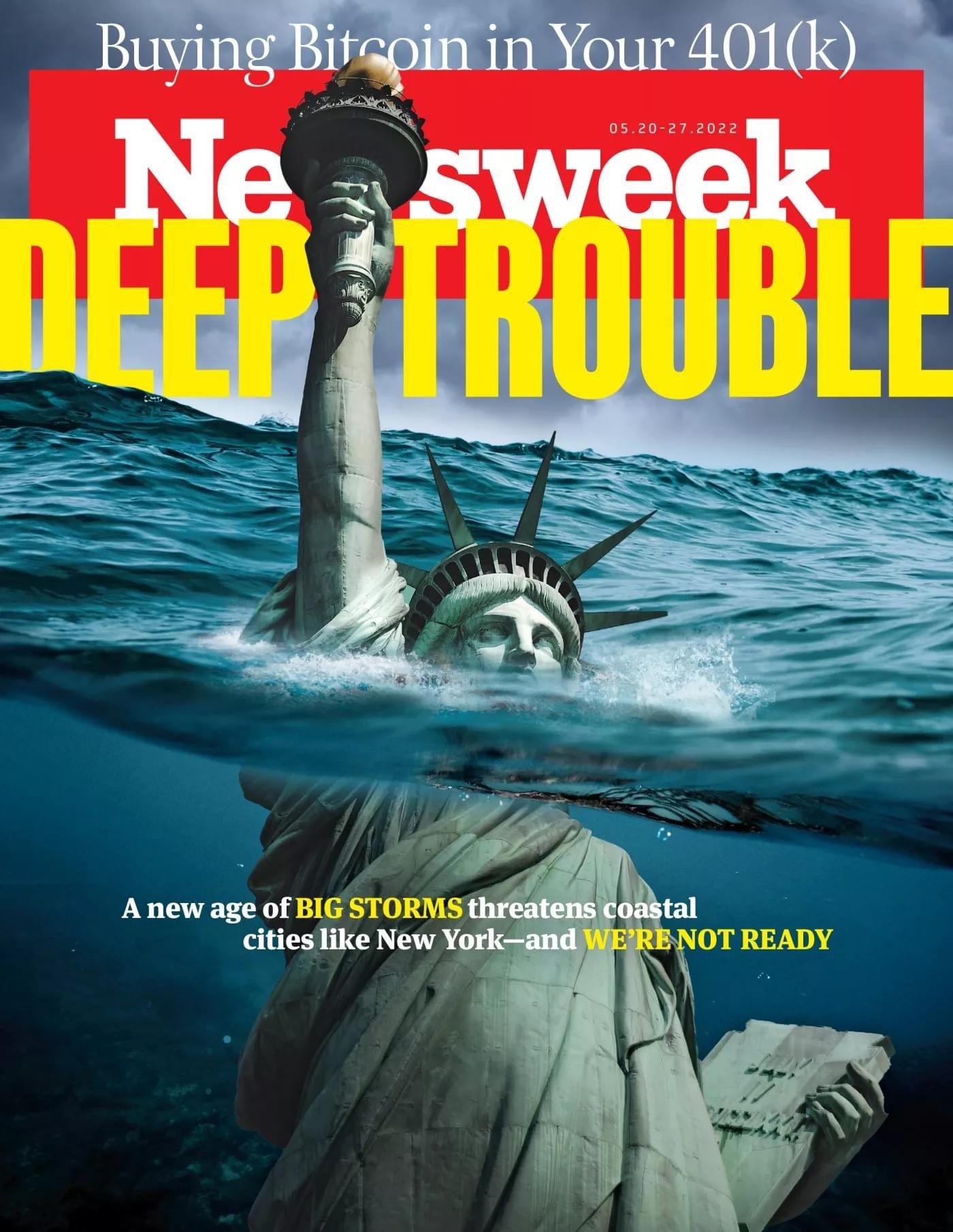 Newsweek fear factor: Hardcore ‘day after tomorrow’ style cover hits snooze stands