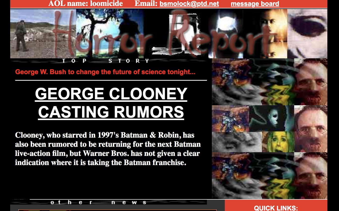 HORROR REPORT YEAR 21