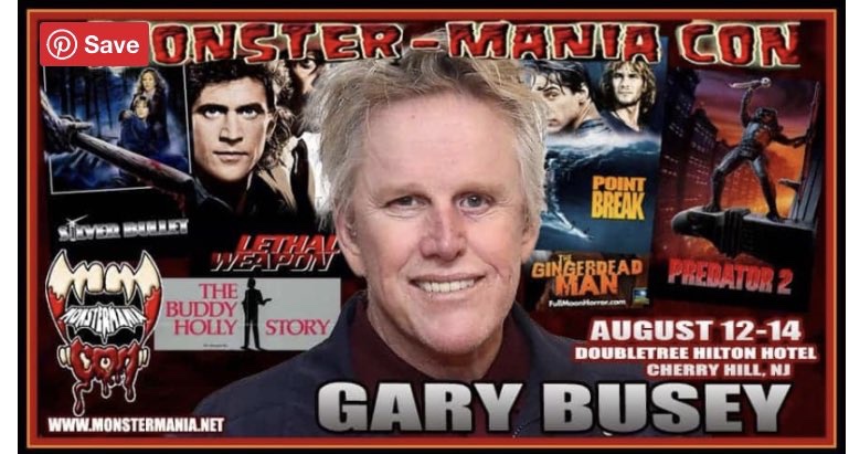 Gary Busey gone wild at Monster Mania in Jersey?