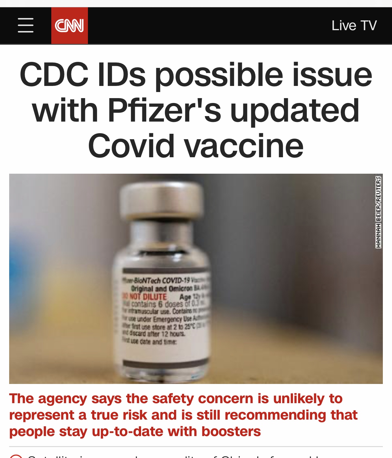 Covid booster Friday night safety news dump