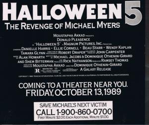DID YOU CALL THE MICHAEL MYERS HORROR HOTLINE IN THE 80S?