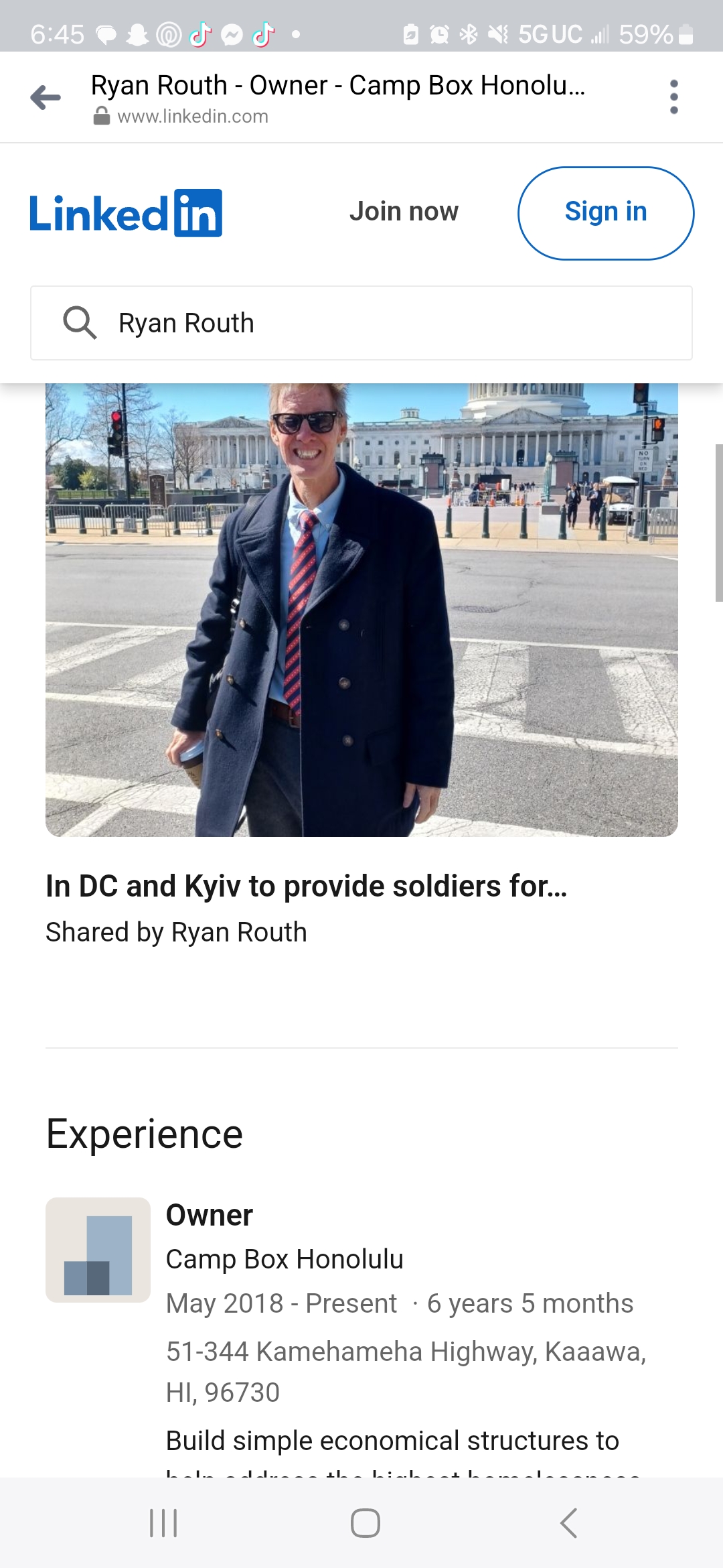 Trump Assassination Suspect Ryan Routh Was In A BlackRock Ad