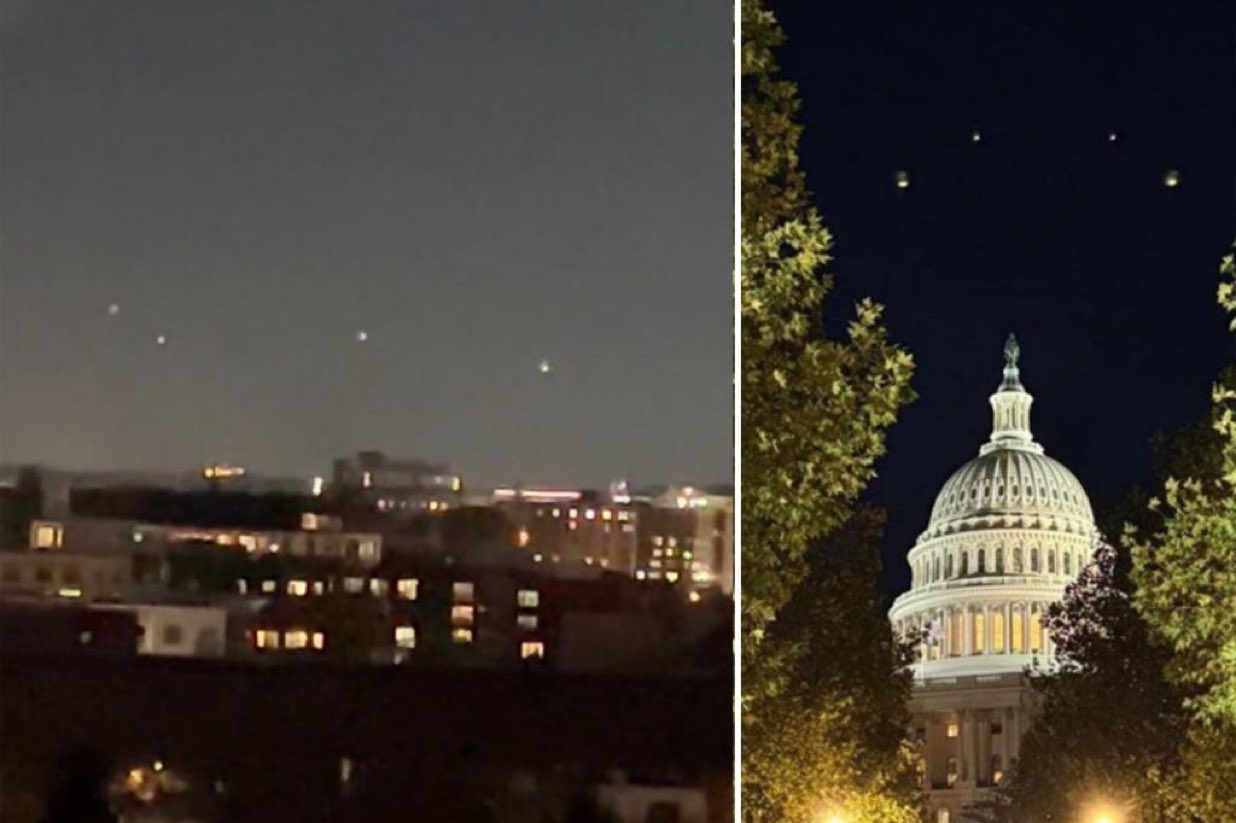 INTRIGUE OVER DC! WHAT WERE THOSE LIGHTS IN THE SKY ABOVE THE CAPITOL!? The explanation might just be earthly