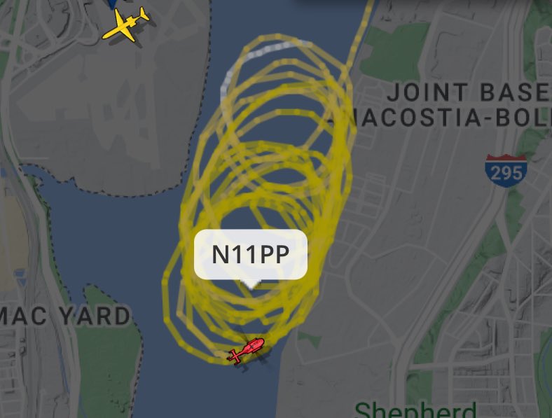 Plane crash in the Potomac!!