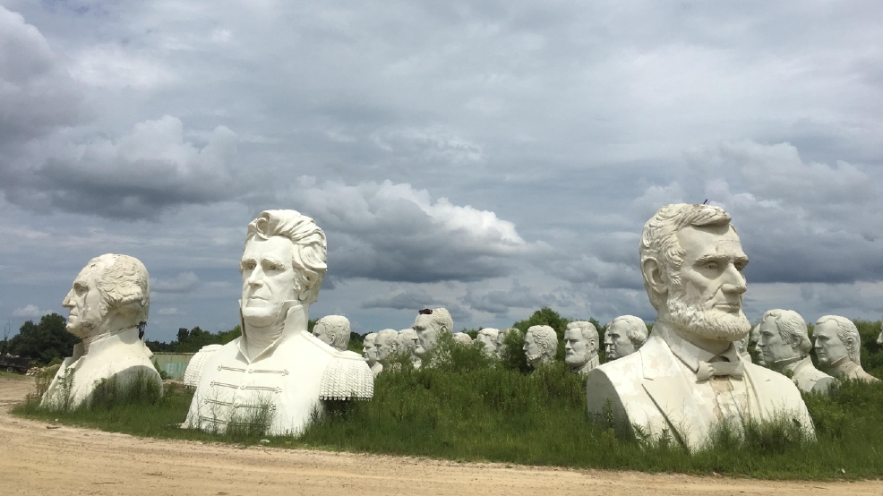 All the presidents’ heads