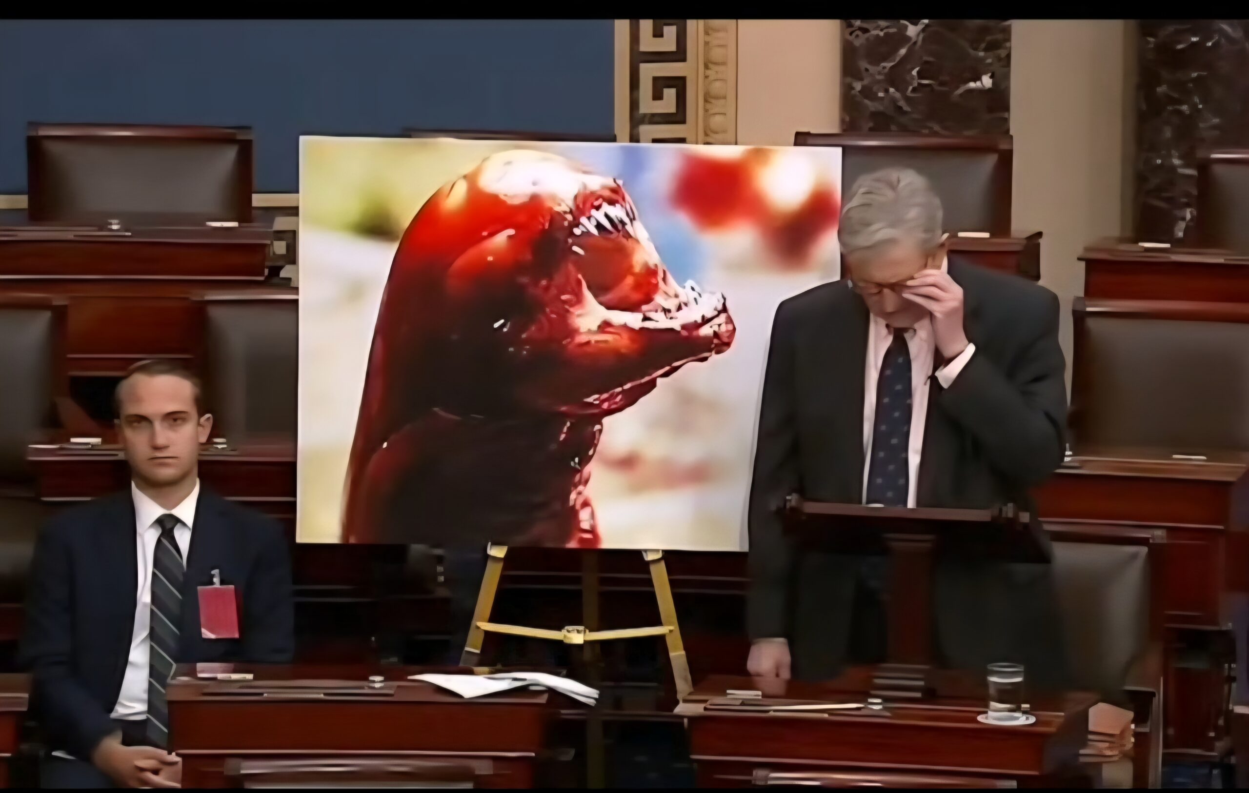 Aliens on the senate floor.