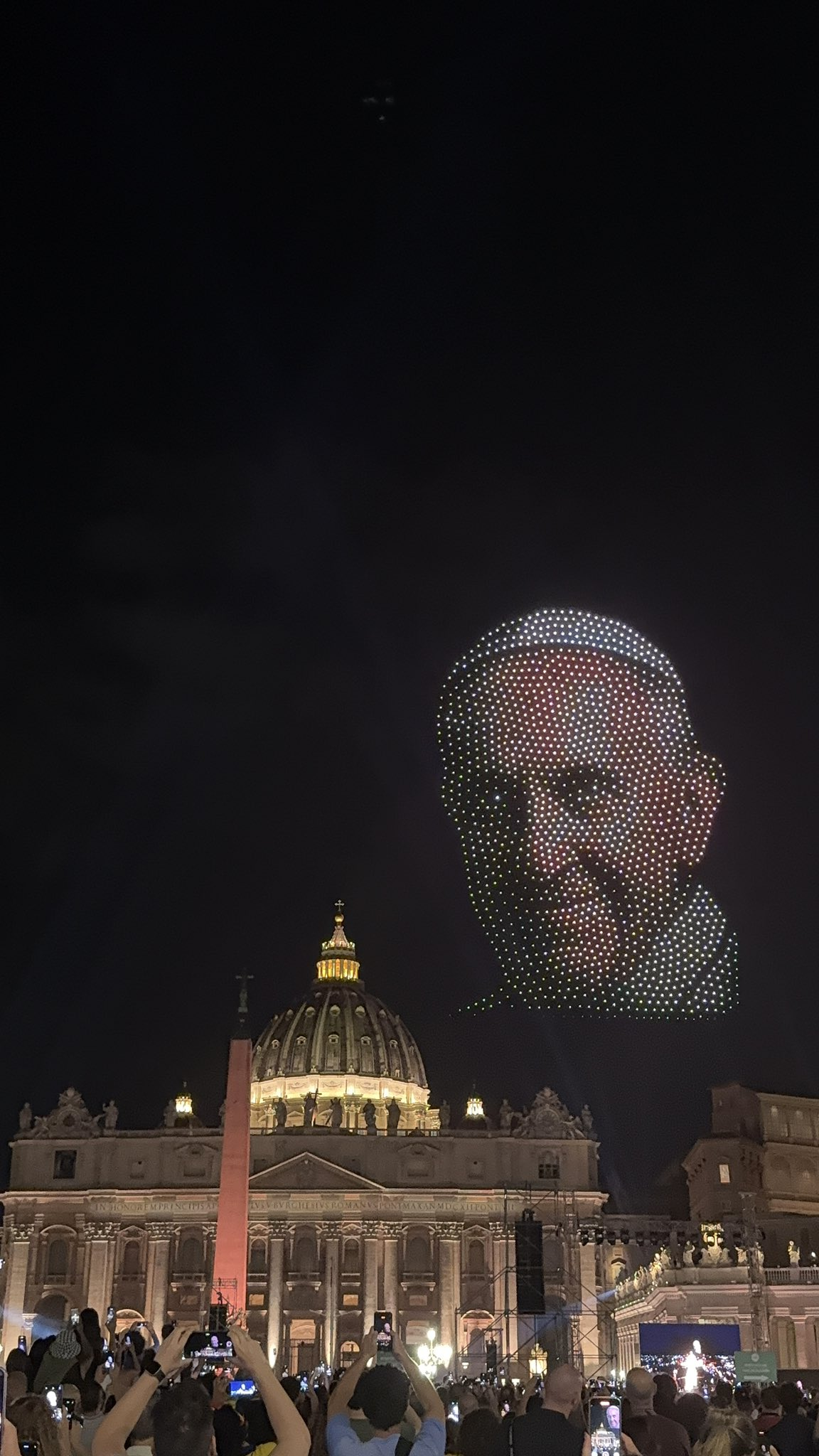 Drone Pope over Vatican
