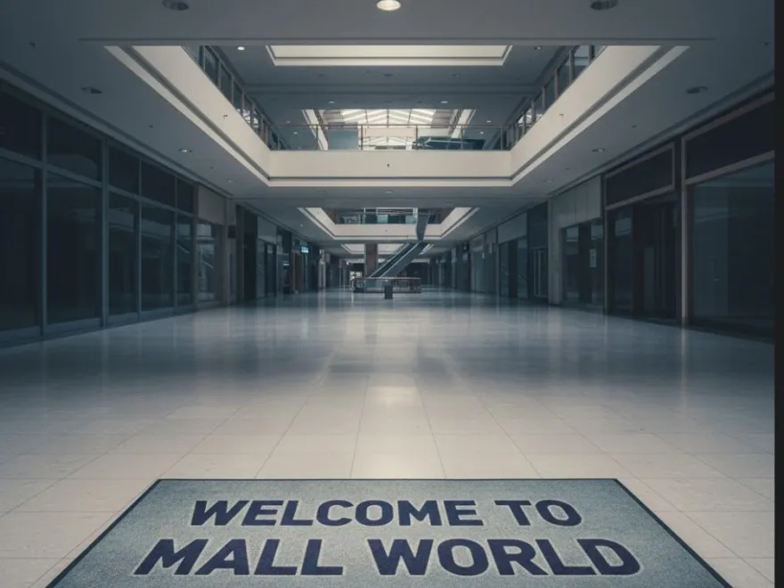 Welcome to #Mallworld .. don’t forget to wipe your feet. And stick around a while