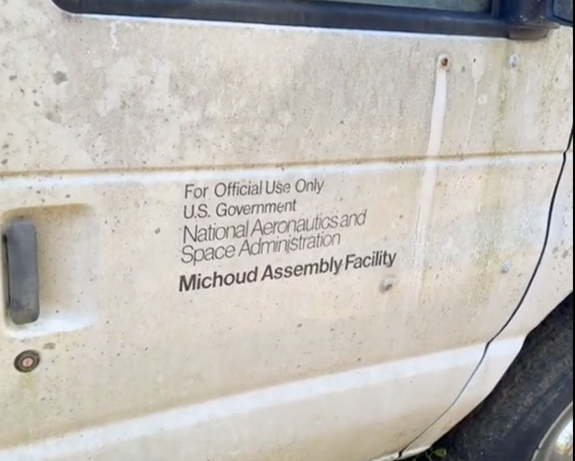 Tiktok bait: The NASA van in the forest