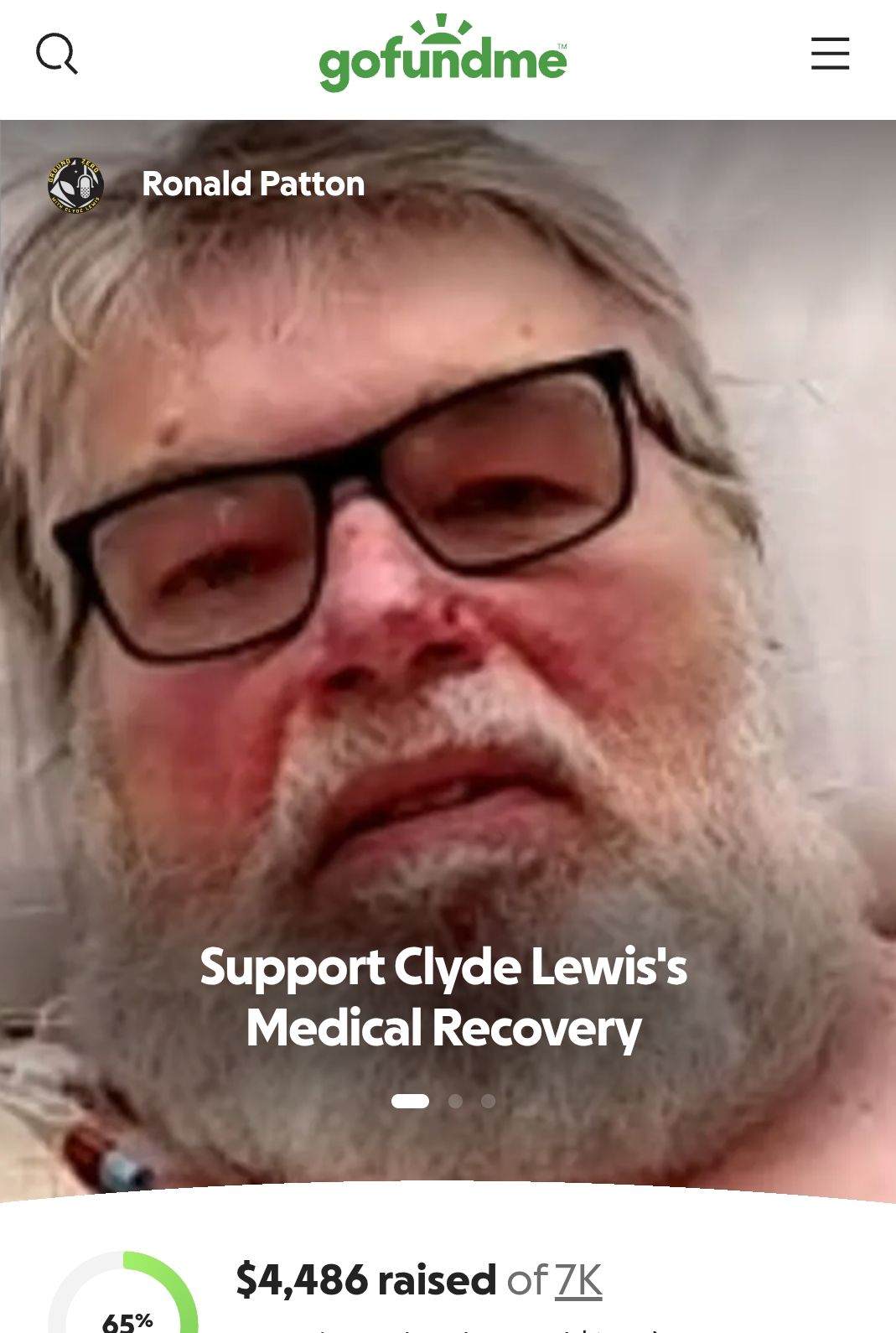 A GoFundMe has been organized for Clyde Lewis