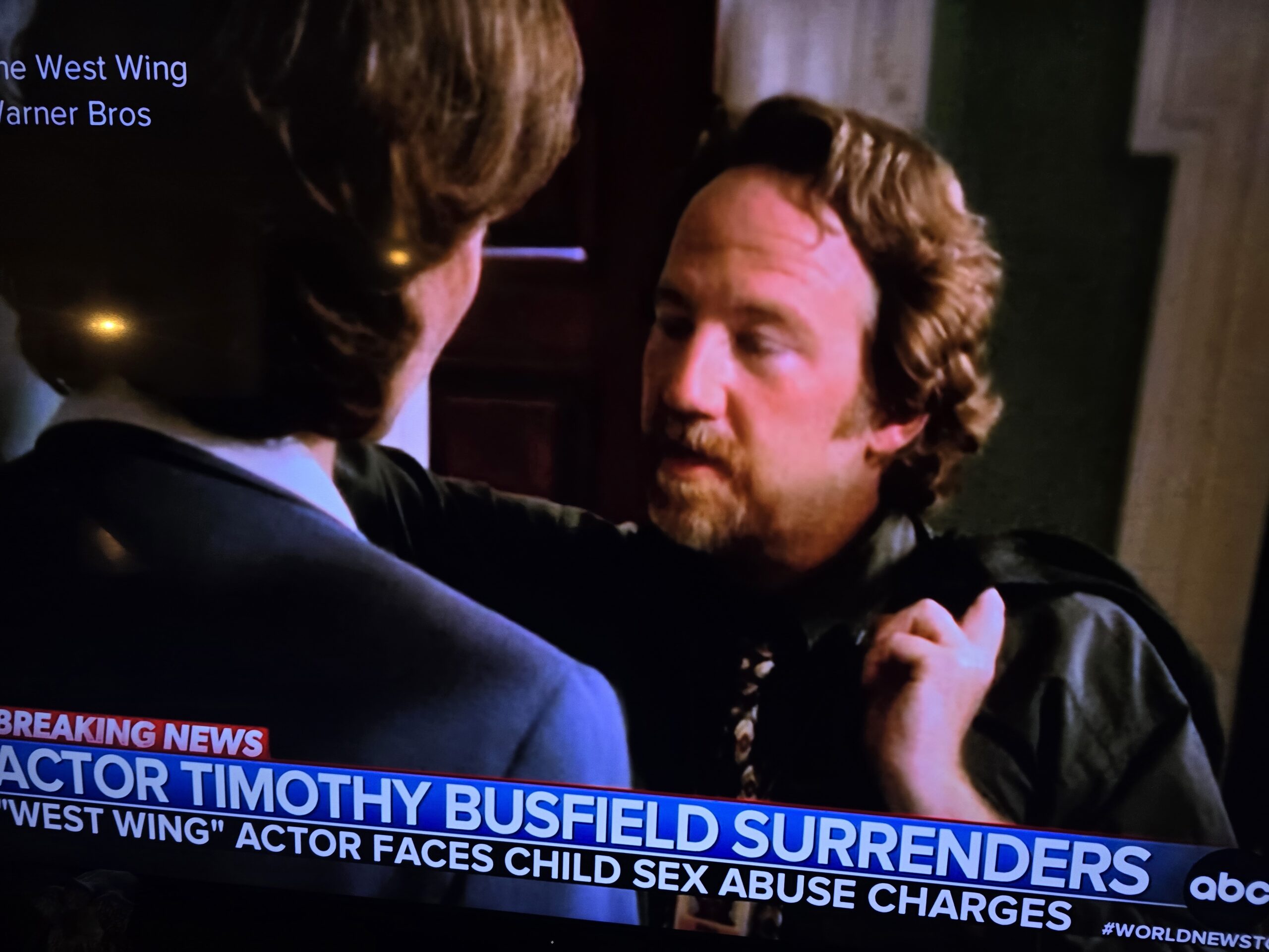 Busfield surrenders