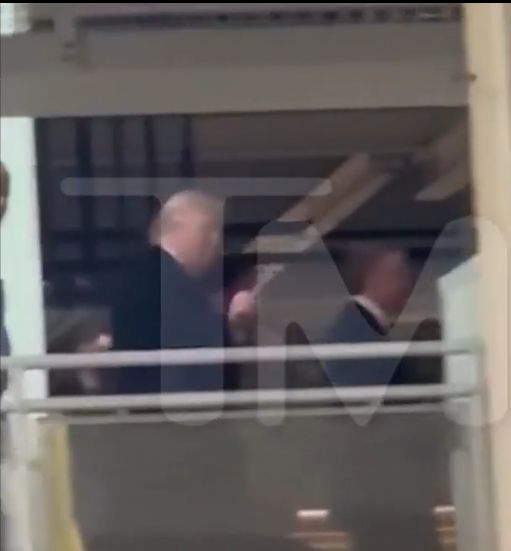 President Trump Filmed Flipping Off Ford Worker Who Yells ‘Pedophile Protector’ at Him