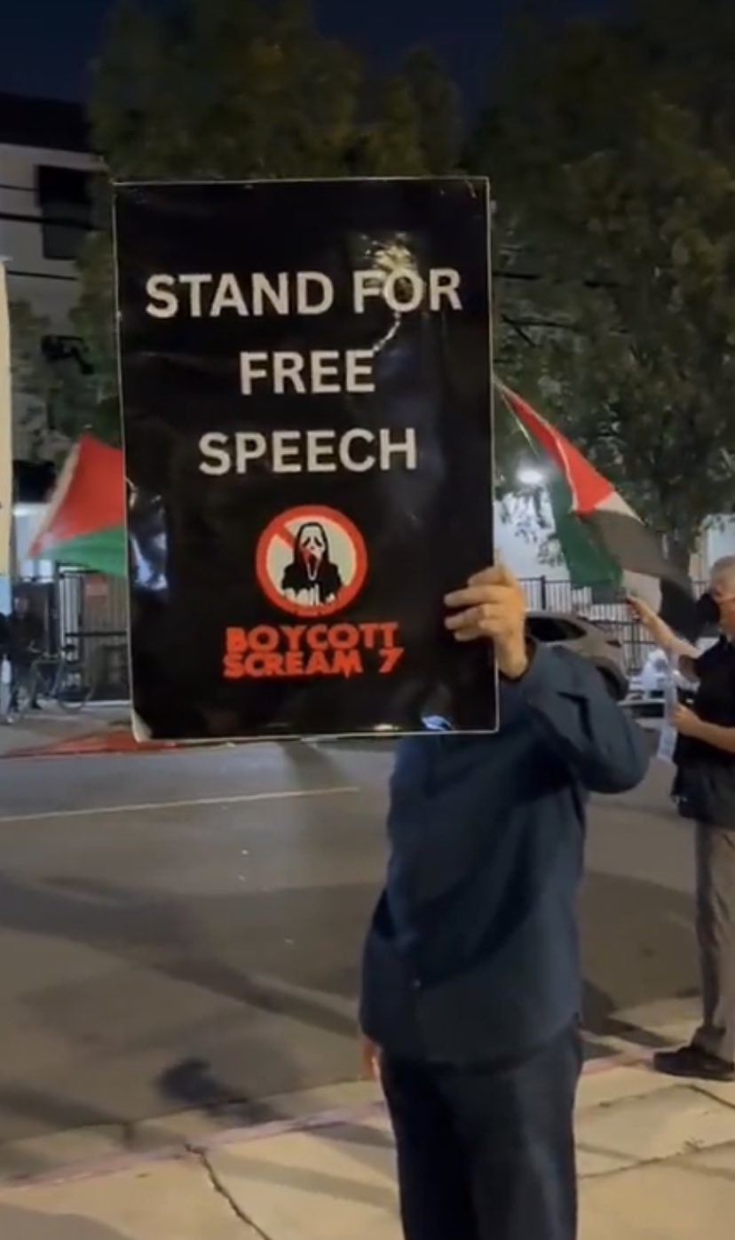 Pro-Palestinian groups are urging a boycott of SCREAM 7